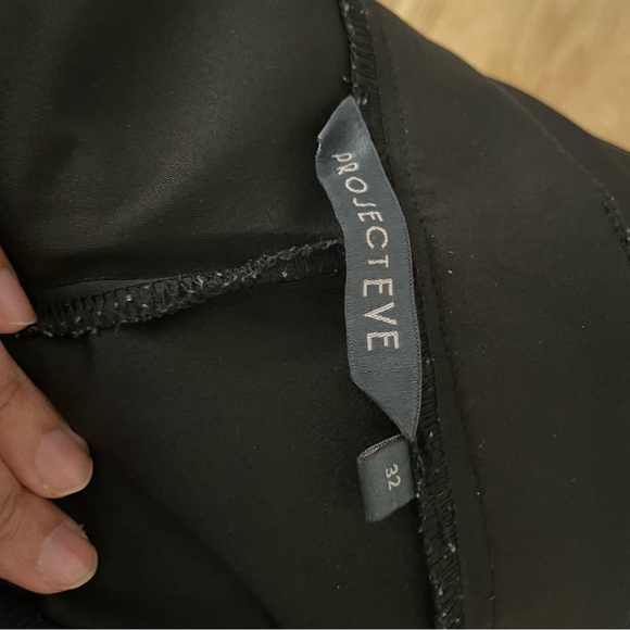 Women Black Work Trousers / Slacks - Mid Rise - Straight Fit - Picture 3 of 7